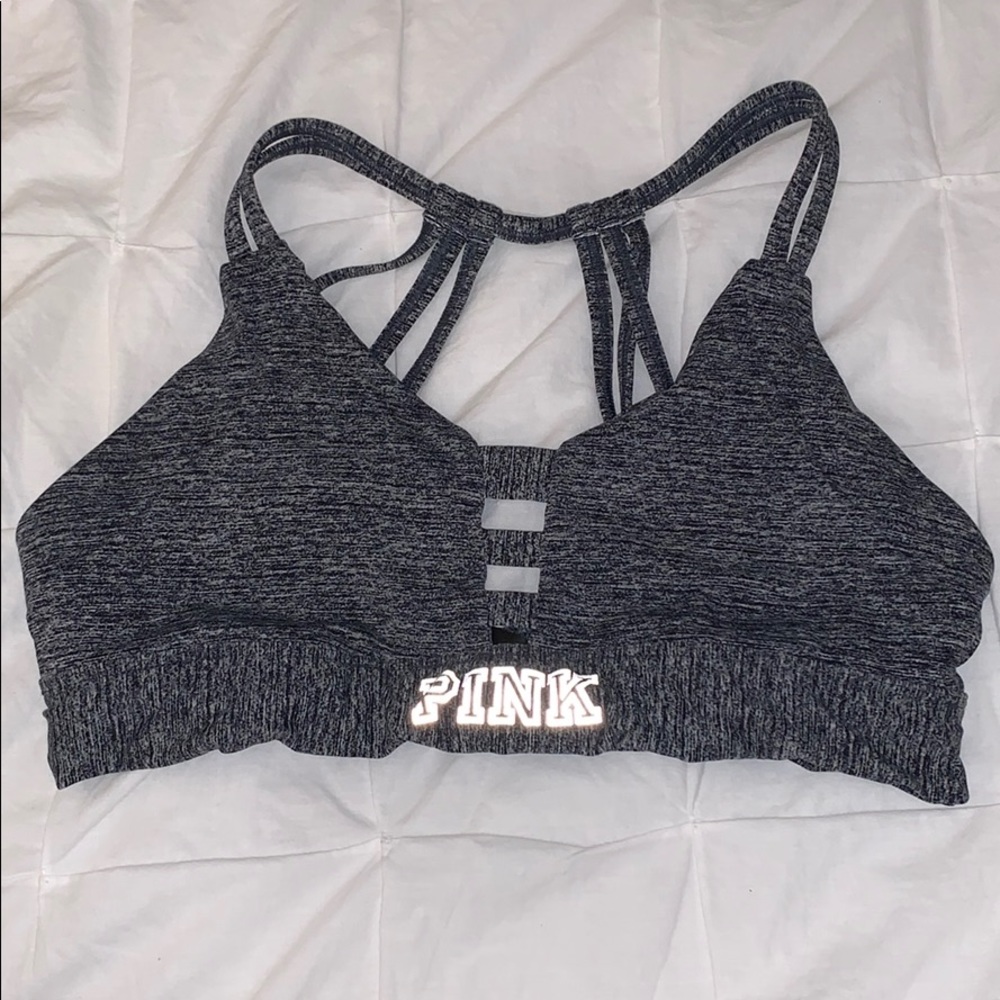 EUC strappy sports bra | PINK